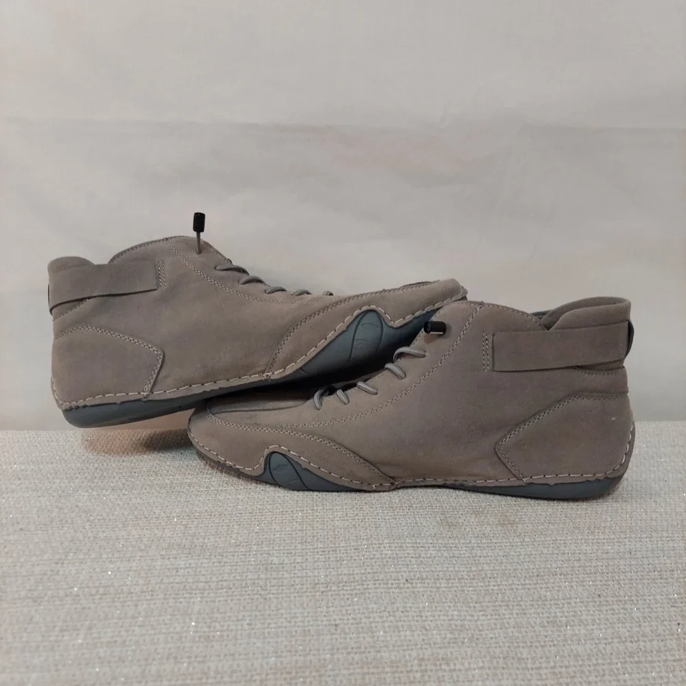 LDeck Italian Suede Boots High Top Men Casual Shoes Leather 42 Men‎ 9/Women 10.5
